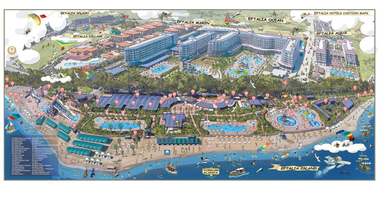 Eftalia Marin Resort Turkler Bagian luar foto